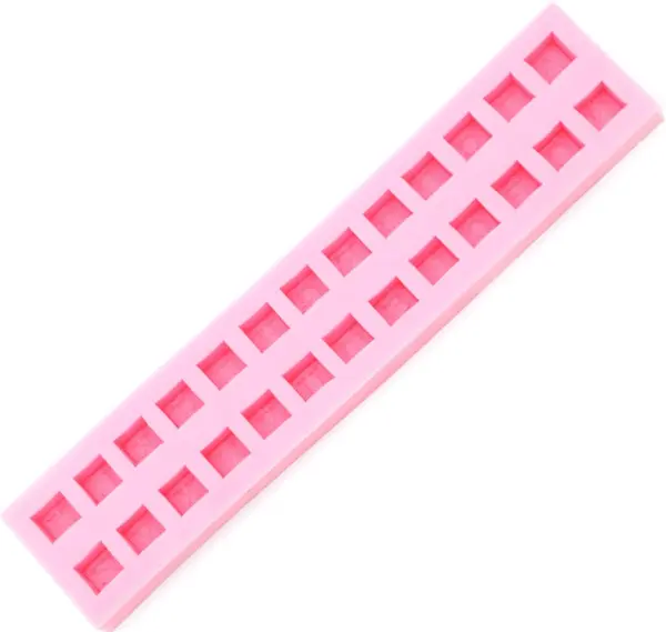 Mold din silicon (formă) Em Art – Cuburi alfabetice, 254 x 52 x 19 mm