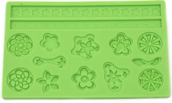 Mold din silicon (formă) Em Art – Flori, 200 x 128 x 8 mm