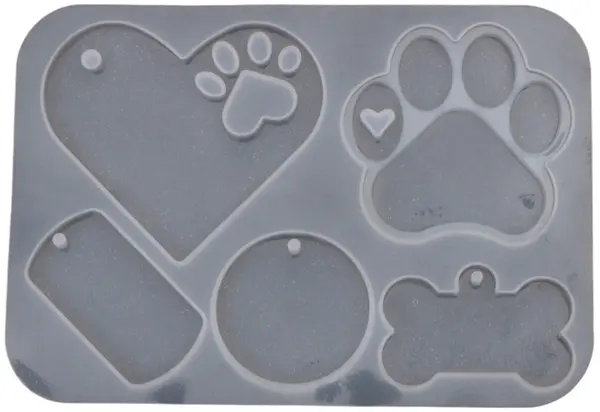Mold din silicon (formă) Em Art - Pandantive și etichete, 170 x 120 x 6 mm