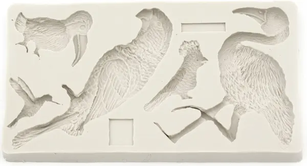 Mold din silicon (formă) Em Art – Păsări, 205 x 120 x 13 mm