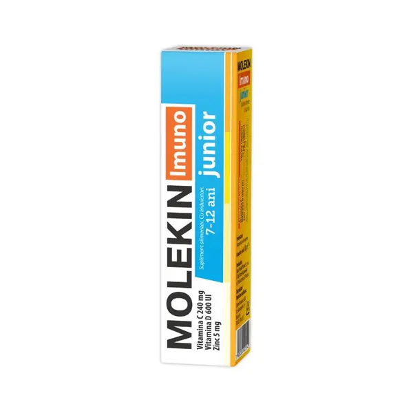 Molekin Imuno Junior 7-12 ani, 20 comprimate efervescente