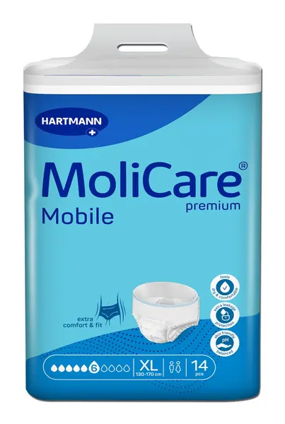 MoliCare Premium Mobile Chiloti adulti XL, 14 bucati – 6 picaturi, Hartmann