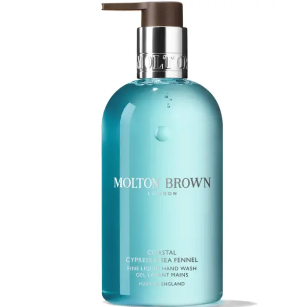 Molton Brown Coastal Cypress Sea Fennel Hand Gel Gel de mâini de curățare Volum 300 ml