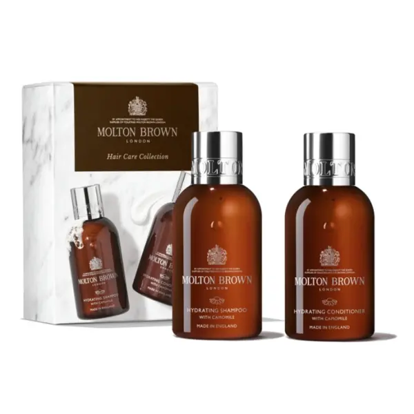Molton Brown Hydrating Hair Collection With Camomile Set cadou pentru femei Volum 100 ml șampon + 100 ml balsam