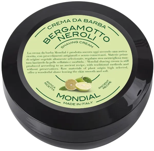 Mondial 1908 Cremă de bărbierit cu aromă de bergamotă și neroli, 75 ml