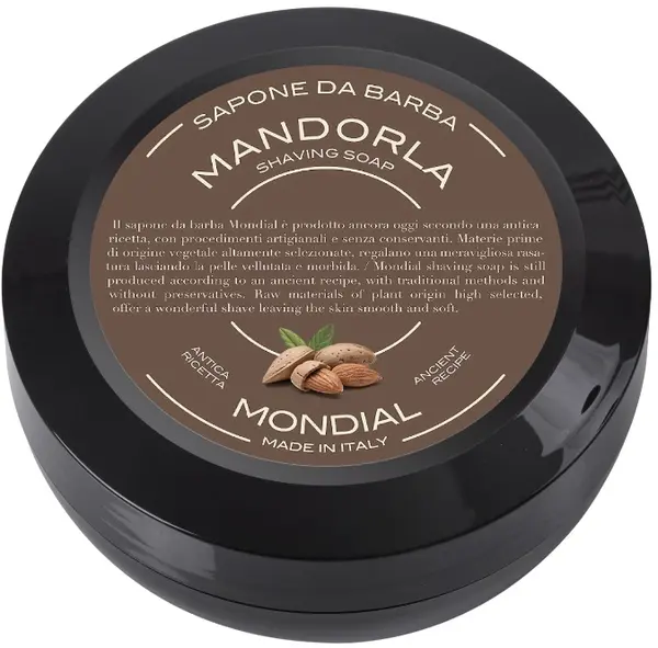Mondial 1908 Săpun de bărbierit cu miros de migdale, 60 g