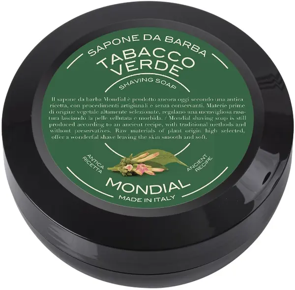 Mondial 1908 Săpun de bărbierit, cu parfum de tutun verde, 60 g