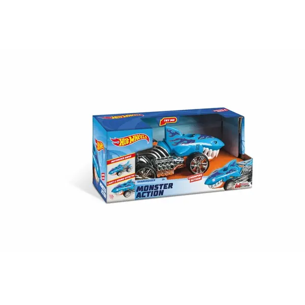 MONDO Masinuta cu sunete si lumini Hot Wheels Sharkruiser, MDHW51204