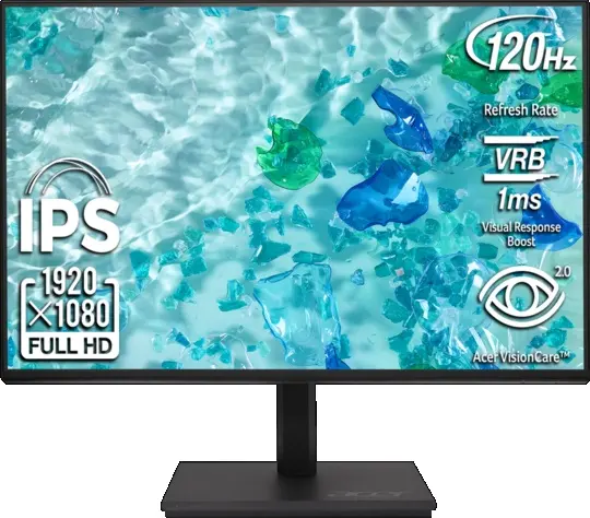 Monitor Acer - Vero B247YGbmiprx, 23.8'', LED, IPS, Anti-Glare, negru