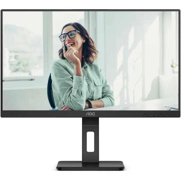 Monitor AOC 23.8" 24P3CV, IPS, FHD, 75Hz, 4ms, FlickerFree, Boxe 2W x 2, HDMI, DisplayPort, USB-C, Negru