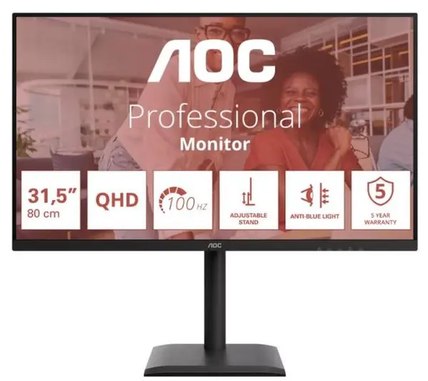 Monitor AOC - E4 Q32E4U, 31.5'', QHD, IPS, Anti-Glare