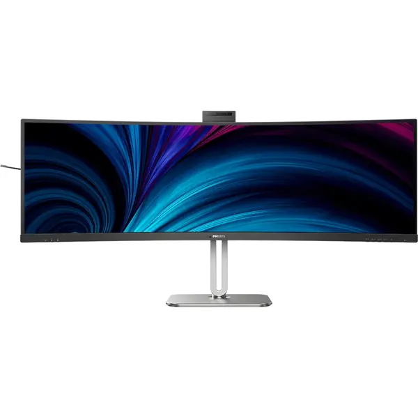 Monitor curbat Philips 49B2U5900CH/00, 48.8",DQHD, 75Hz, 4ms, HDR400, FlickerFree, Negru