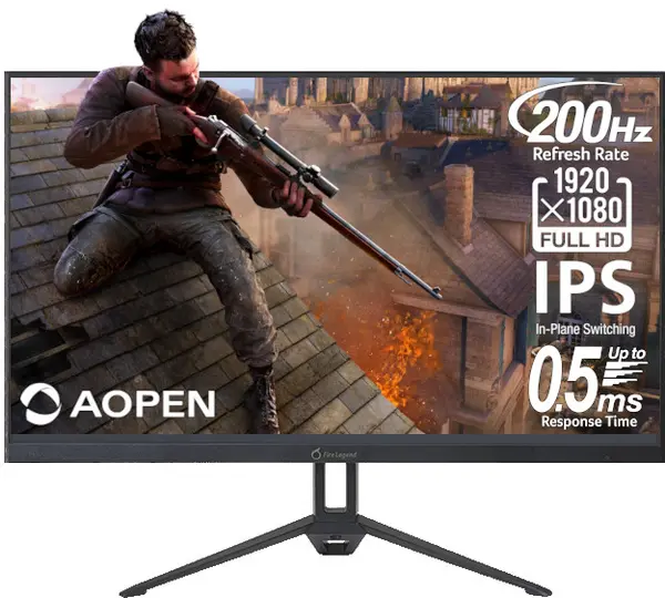 Monitor de gaming Acer AOPEN - 27KG3X1bmipx, 27'', 0.5ms, 200Hz, IPS, FreeSync