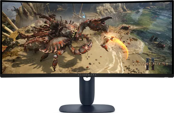 Monitor de gaming Dell - Alienware AW3425DWM, 34'', 180Hz, 1ms, VA, FCurved