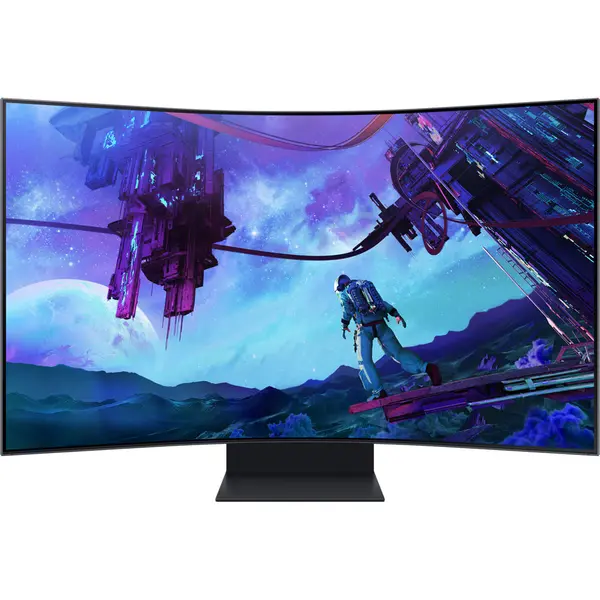 Monitor Gaming curbat LED VA SAMSUNG Odyssey Ark Gen. 2 LS55CG970NUXDU, 55", 4K UHD, 165 Hz, Negru