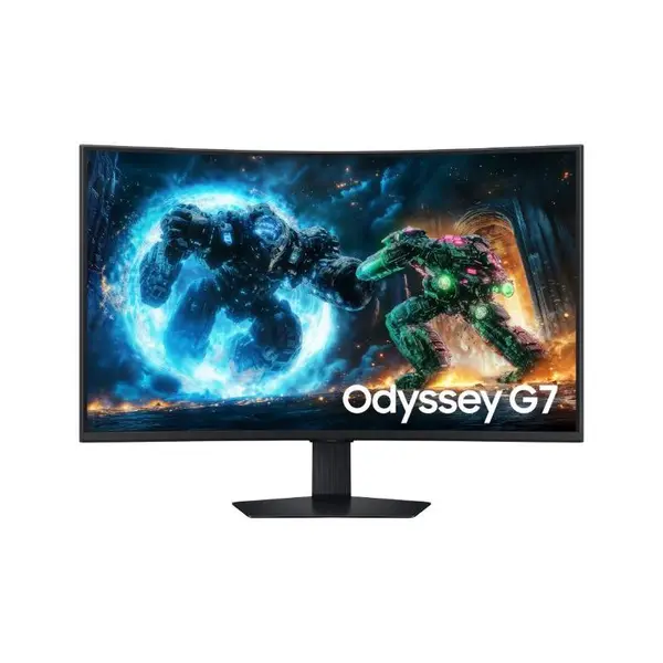 Monitor gaming curbat Samsung Odyssey G7, 37", VA, 4K UHD, 1 ms, 165 Hz, Core Sync, FreeSync Premium Pro, Negru