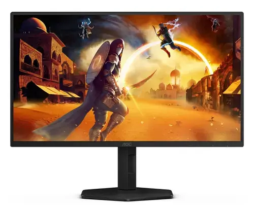 Monitor Gaming Fast IPS LED AOC 24.5inch 25G4SXU, Full HD (1920 x 1080), HDMI, DisplayPort, Pivot, 310 Hz, 0.3 ms (Negru)