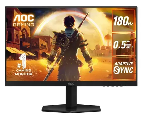 Monitor Gaming Fast IPS LED AOC 27inch 27G42E, Full HD (1920 x 1080), HDMI, DisplayPort, 180 Hz, 0.5 ms (Negru)