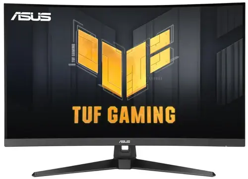 Monitor Gaming Fast VA LED ASUS 31.5inch VG32WQ3B, QHD (2560 x 1440), HDMI, DisplayPort, Ecran curbat, Boxe, 180 Hz, 0.5 ms (Negru)