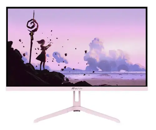Monitor Gaming IPS LED Arozzi 24inch AZ-NO-24T1K200-PNK, Full HD (1920 x 1080), HDMI, DisplayPort, 200 Hz, 1 ms (Roz)
