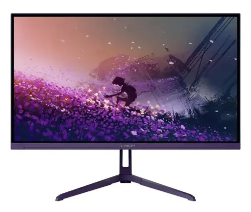 Monitor Gaming IPS LED Arozzi 24inch AZ-NO-24T1K200-PP, Full HD (1920 x 1080), HDMI, DisplayPort, 200 Hz, 1 ms (Violet)