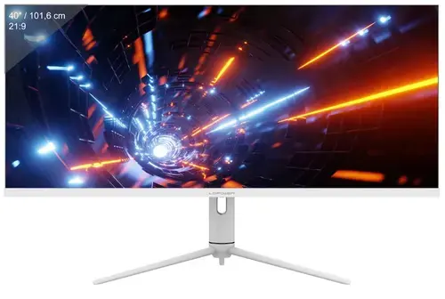 Monitor Gaming IPS LED LC-Power UltraWide 40inch LC-M40-UWQHD-144, WQHD (3440 x 1440), HDMI, DisplayPort, AMD FreeSync, 144 Hz, 4 ms (Alb)