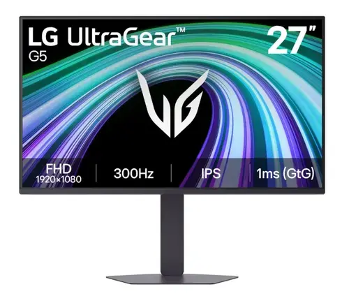 Monitor Gaming IPS LED LG 27inch 27G550B-B, Full HD (1920 x 1080), HDMI, DisplayPort, Pivot, 300 Hz, 1 ms (Negru)