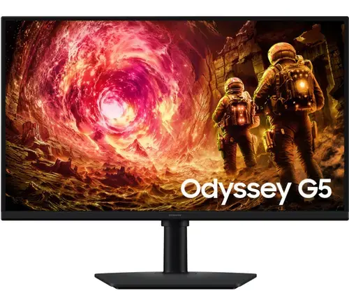 Monitor Gaming IPS LED Samsung 27inch LS27FG502EUXEN, QHD (2650 x 1440), HDMI, DisplayPort, Pivot, 180 Hz, 1 ms (Negru)