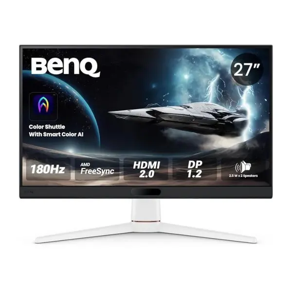 Monitor gaming LED BenQ Mobiuz EX271, 27 inch, FHD, IPS, 1 ms, 180 Hz, HDR, FreeSync