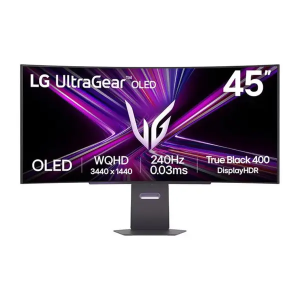 Monitor gaming LG UltraGear 45GX900A-B.AEU, 44.5", OLED, 240Hz, 0.03ms GtG, FreeSync Premium Pro, HDR 10, Black Stabilizer, Negru