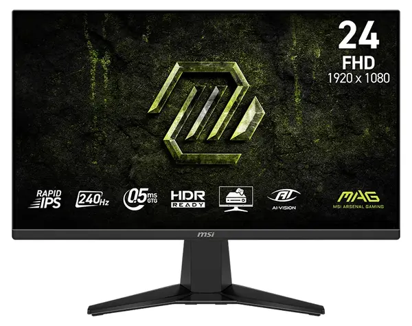 Monitor gaming MSI - MAG 245F X24, 23.8'', 240 Hz, 0.5ms, FreeSync