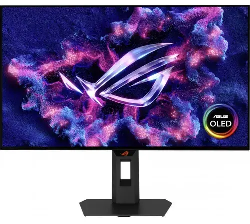 Monitor Gaming OLED ASUS ROG Strix 26.5inch XG27AQWMG, QHD (2560 x 1440), HDMI, DisplayPort, Pivot, 280 Hz, 0.03 ms (Negru)