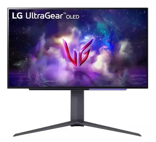 Monitor Gaming OLED LG 26.5inch 27GS95QE-B, QHD (2560 x 1440), HDMI, DisplayPort, 240 Hz, 0.03 ms (Negru)