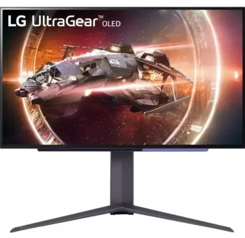 Monitor Gaming OLED LG 26.5inch 27GS95QX-B, QHD (2560 x 1440), HDMI, DisplayPort, Pivot, 240 Hz, 0.03 ms (Negru)