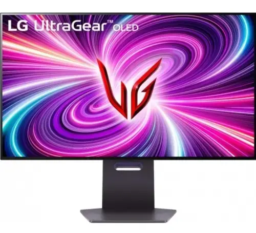 Monitor Gaming OLED LG 31.46inch 32GS95UX-B, UHD (3840 x 2160), HDMI, DisplayPort, Pivot, 480 Hz, 0.03 ms (Negru)