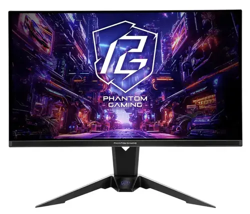 Monitor Gaming QD-OLED ASRock 27inch PGO27QFV, QHD (2560 x 1440), HDMI, DisplayPort, 360 Hz, 0.03 ms (Negru)