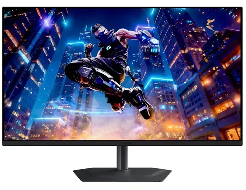 Monitor Gaming QD-OLED Gigabyte 31.5inch MO32U2, UHD (3840 x 2160), HDMI, DisplayPort, Boxe, Pivot, 240 Hz, 0.03 ms (Negru)