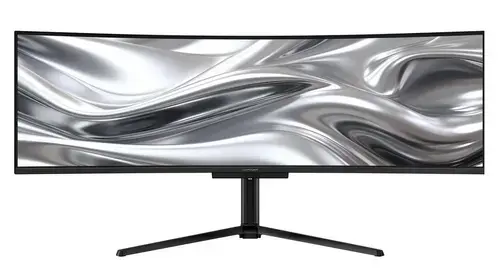 Monitor Gaming QD-OLED LC-Power 49inch LC-M49QCO, DQHD (5120 x 1440), HDMI, DisplayPort, Ecran curbat, 144 Hz, 0.03 ms (Negru)