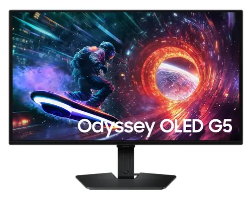 Monitor Gaming QD-OLED Samsung 27inch LS27FG506SUXEN, QHD (2560 x 1440), HDMI, DisplayPort, 180 Hz, 0.03 ms (Negru)