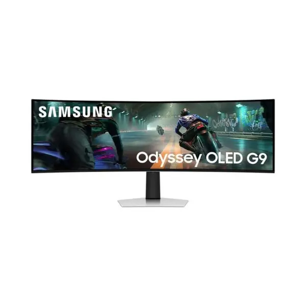 Monitor Gaming Samsung 49" LS49DG910SUXEN, QD-OLED, Dual QHD, 144Hz, 0.03ms, Curved 1800R, Gri