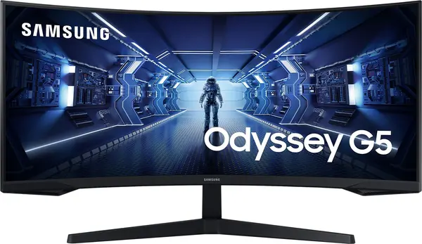 Monitor gaming Samsung - LC34G55T, 34'', 165Hz, 1ms, FreeSync, curbat, curbat