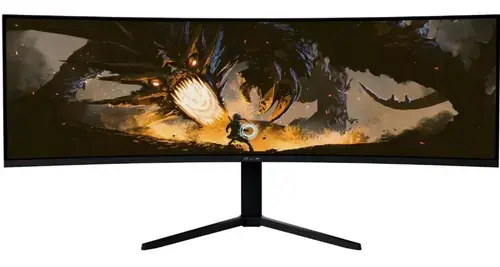 Monitor Gaming VA LED Arozzi 49inch AZ-NO-49TUW165-BK, DQHD (5120 x 1440), HDMI, DisplayPort, Ecran curbat, 165 Hz, 4 ms (Negru)