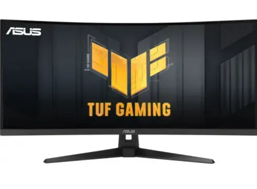 Monitor Gaming VA LED ASUS 34inch VG34VQ3B, QHD (3440x1440), HDMI, DisplayPort, Ecran curbat, Boxe, 180 Hz, 1 ms (Negru)