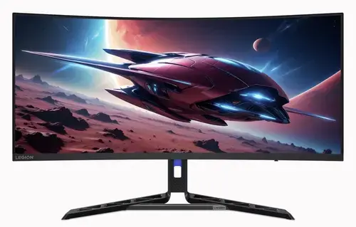 Monitor Gaming VA LED Lenovo Legion 34inch R34w-30, WOHD (3440 x 1440), Ecran curbat, Boxe, 180 Hz, 0.5 ms (Negru)