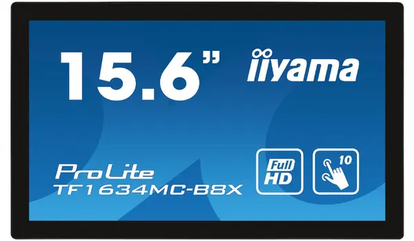 Monitor IIYAMA - TF1634MC-B8X, 15.6'', IPS, LED, Touch, negru