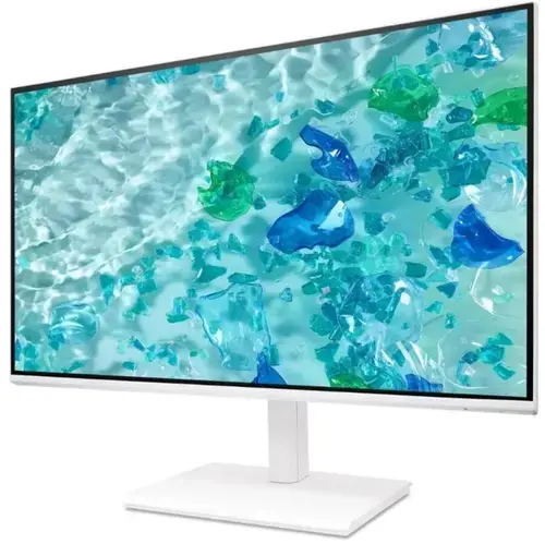 Monitor IPS LED Acer Vero 27inch B277UG, WQHD (2560 x 1440), HDMI, DisplayPort, Boxe, Pivot, 120 Hz, 1 ms (Alb)