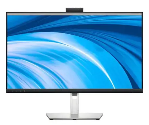 Monitor IPS LED Dell 24inch C2423H, Full HD (1920 x 1080), HDMI, DisplayPort, Webcam, Pivot, Boxe (Negru/Argintiu)