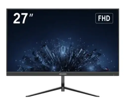 Monitor IPS LED Hikvision 27inch DS-D5027F3-2P2, Full HD (1920 × 1080), VGA, HDMI, 100 Hz, 14 ms (Negru)