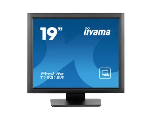 Monitor IPS LED iiyama ProLite 19inch T1931SR-B1S, 1280 x 1024, VGA, HDMI, DisplayPort, Boxe, Touchscreen (Negru)