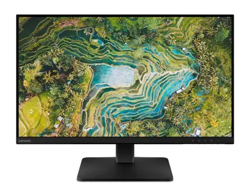 Monitor IPS LED Lenovo 27inch L27qe, QHD (2560 x 1440), HDMI, DisplayPort, 100 Hz, 4 ms (Negru)